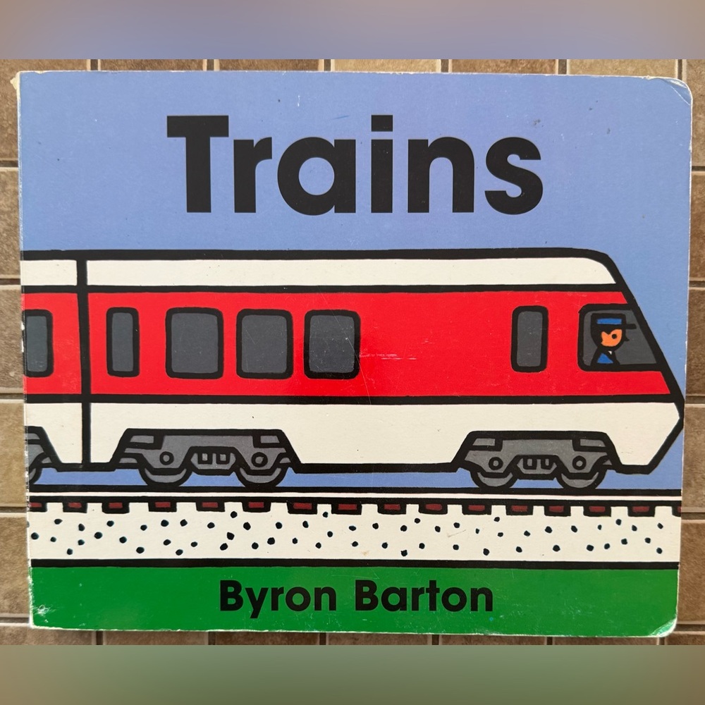 Trains Board Book - Red and Green